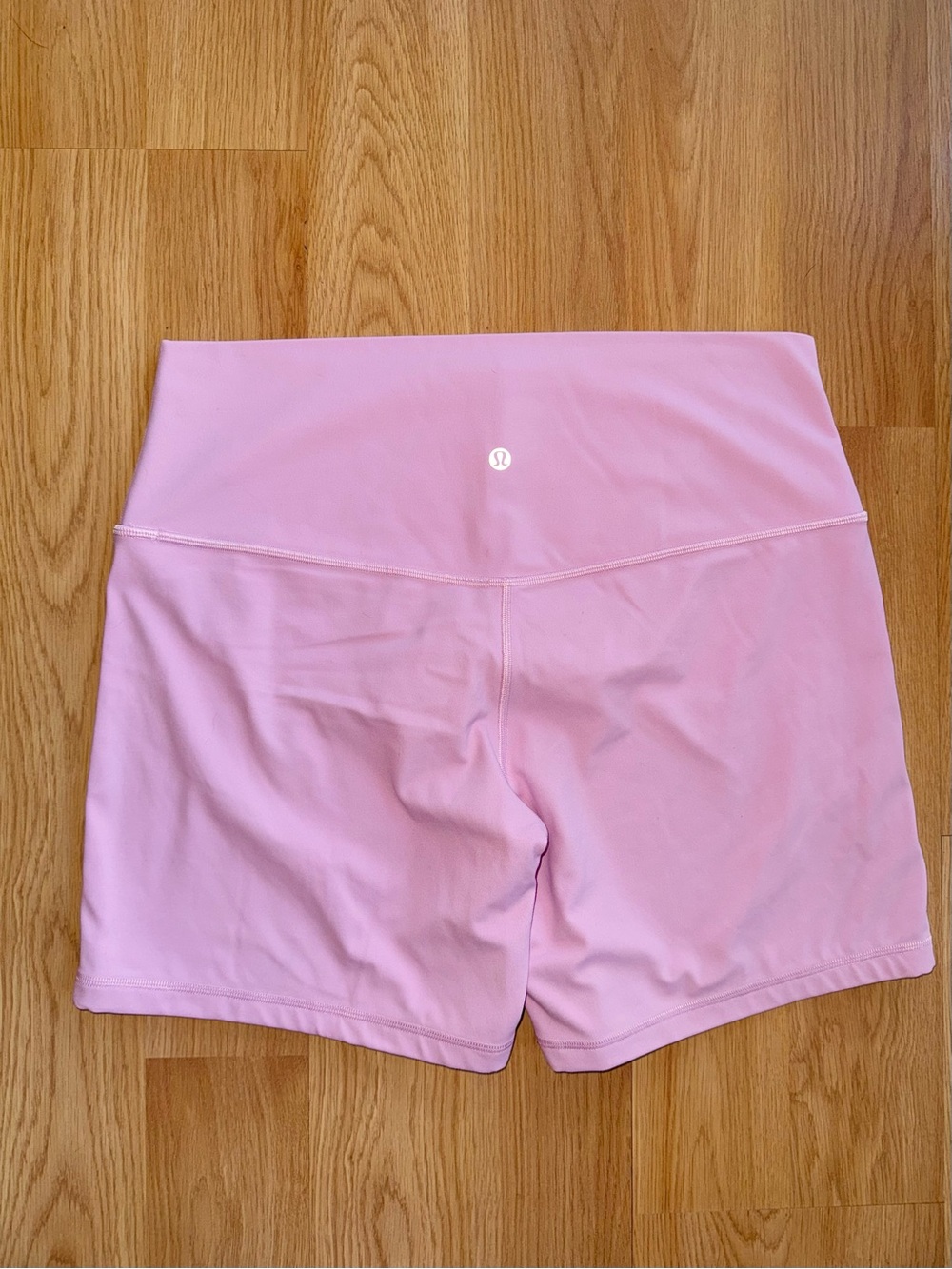 Lululemon size 14 pink yoga gym shorts bike align - Picture 3 of 5